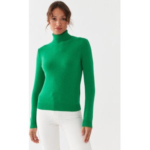Zielony sweter United Colors Of Benetton w stylu casual
