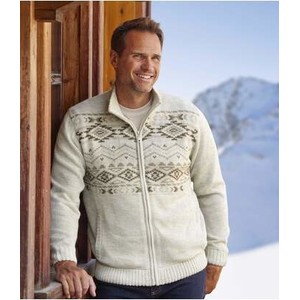 Sweter Atlas For Men z żakardu