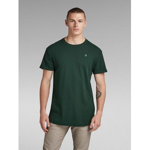 Zielony t-shirt G-star z bawełny w stylu casual
