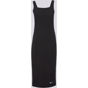 Czarna sukienka Nike w sportowym stylu midi