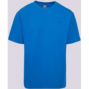 Niebieski t-shirt New Balance z dżerseju