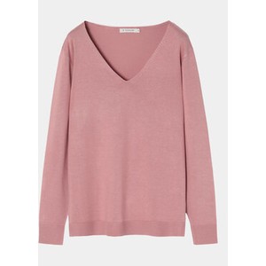 Różowy sweter MODIVO w stylu casual