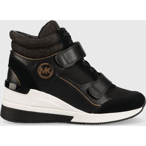 Czarne buty sportowe Michael Kors w sportowym stylu