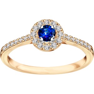 Metropolitan - Biżuteria Yes Pierścionek złoty z szafirem Royal Blue i diamentami - Metropolitan