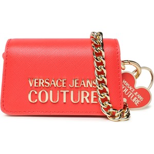 Czerwona torebka Versace Jeans mała matowa na ramię