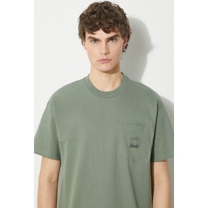 Zielony t-shirt Carhartt WIP w stylu casual z bawełny z krótkim rękawem