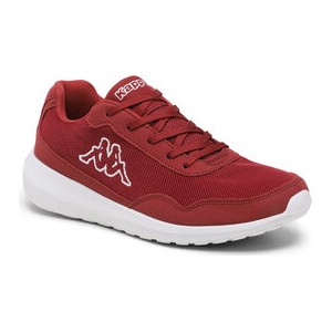 Czerwone buty sportowe Kappa w sportowym stylu sznurowane