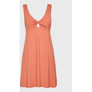 Pomarańczowa sukienka Volcom na ramiączkach w stylu casual mini