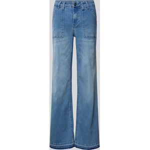 Niebieskie jeansy Peek&Cloppenburg w street stylu z bawełny