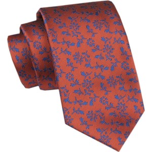 Pomarańczowy krawat Angelo Di Monti