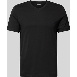 T-shirt S.Oliver z nadrukiem z krótkim rękawem w stylu casual