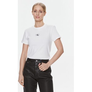 T-shirt Calvin Klein z krótkim rękawem w stylu casual