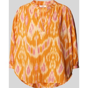 Pomarańczowa bluzka Oilily w stylu casual z okrągłym dekoltem