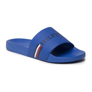 Niebieskie buty letnie męskie Tommy Hilfiger w sportowym stylu