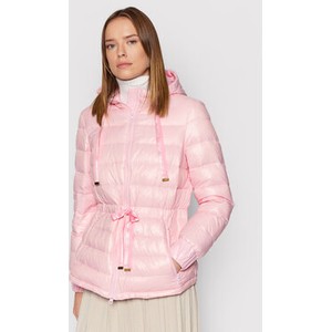 Różowa kurtka Twinset w stylu casual bez kaptura
