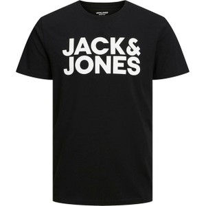 T-shirt Jack & Jones z bawełny z krótkim rękawem w młodzieżowym stylu