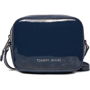 Granatowa torebka Tommy Jeans na ramię matowa średnia