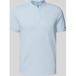 Niebieski t-shirt Cinque z krótkim rękawem w stylu casual