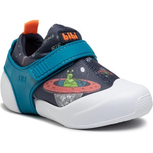 Granatowe buty sportowe dziecięce Bibi na rzepy