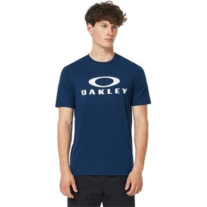 Niebieski t-shirt Oakley z krótkim rękawem w stylu klasycznym