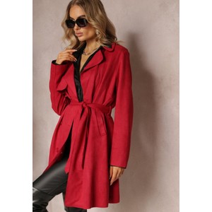 Czerwony płaszcz Renee w stylu casual