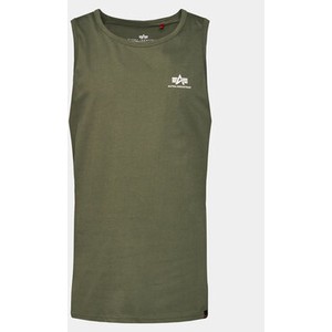 Zielony t-shirt Alpha Industries z krótkim rękawem