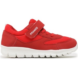 Czerwone buty sportowe dziecięce Primigi na rzepy