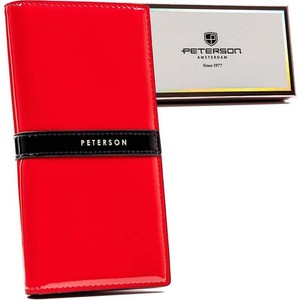 Czerwony portfel Peterson