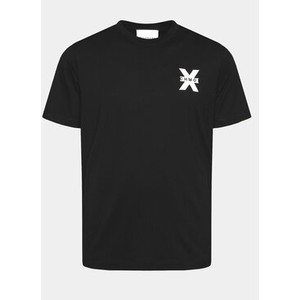 Czarny t-shirt Richmond X w stylu casual