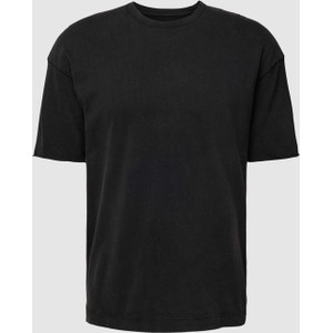 Czarny t-shirt Drykorn z bawełny