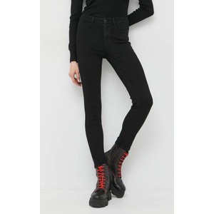 Czarne jeansy Guess w stylu casual z bawełny