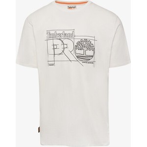 T-shirt Timberland w młodzieżowym stylu z krótkim rękawem