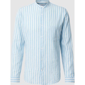 Niebieska koszula Peek&Cloppenburg w stylu casual z bawełny