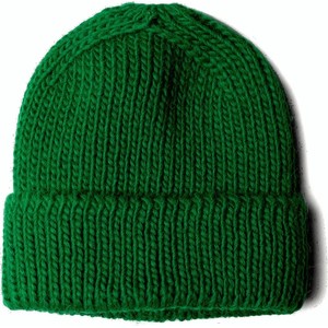 Zielona czapka Margot