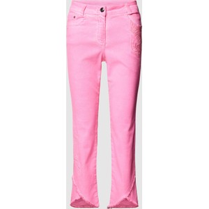 Różowe jeansy Sportalm z bawełny