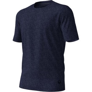 Niebieski t-shirt Halti z lnu