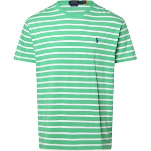 Zielony t-shirt POLO RALPH LAUREN z krótkim rękawem w stylu casual z bawełny