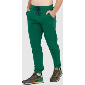 Zielone spodnie Aeronautica Militare z dresówki