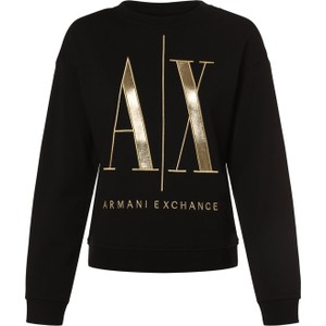 Czarna bluza Armani Exchange z bawełny
