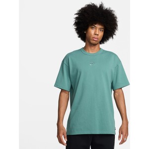 Zielony t-shirt Nike z krótkim rękawem z dżerseju