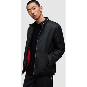 Czarna kurtka AllSaints krótka w stylu casual