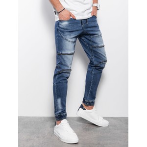 Niebieskie jeansy Ombre w młodzieżowym stylu