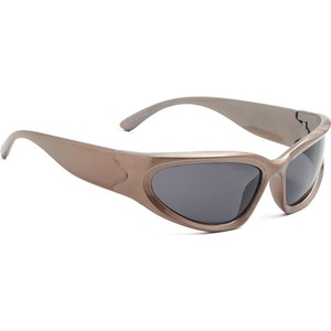 Cropp - Brązowe okulary przeciwsłoneczne - brązowy