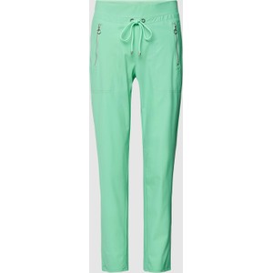 Zielone spodnie MAC w stylu casual