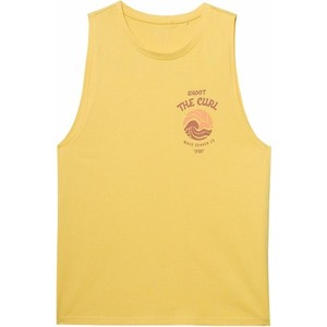 Żółta koszulka 4F z krótkim rękawem