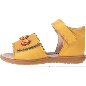 Żółte buty dziecięce letnie Kmins