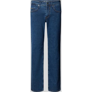 Niebieskie jeansy MAC w stylu casual z bawełny