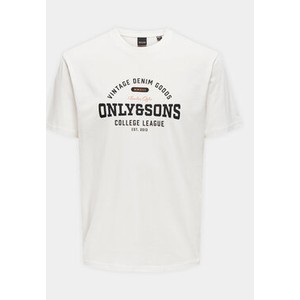T-shirt Only & Sons z krótkim rękawem w młodzieżowym stylu