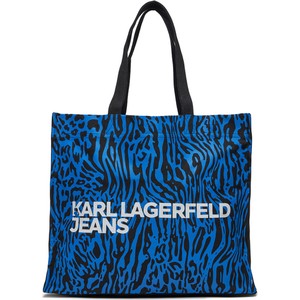 Torebka Karl Lagerfeld na ramię w wakacyjnym stylu duża