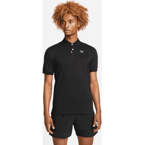Czarna koszulka polo Nike z bawełny w stylu casual